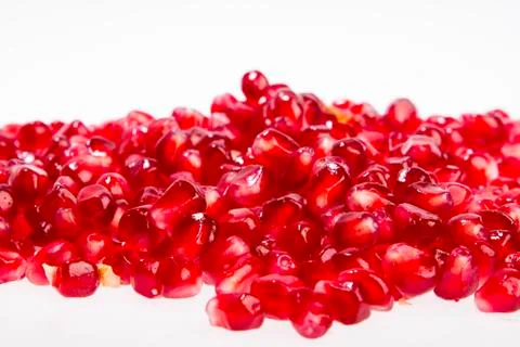 Pomegranate fruit seeds Stock Photos