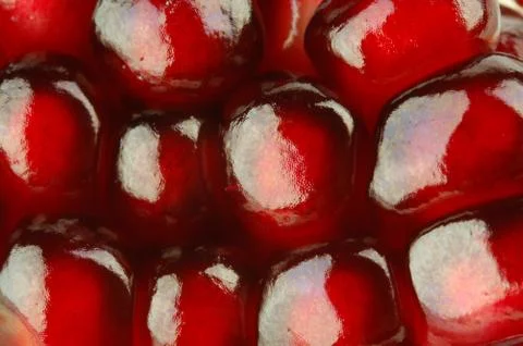 Pomegranate fruit texture Stockfoto's