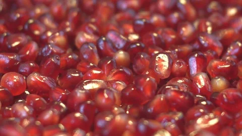 Pomegranate grains. Close-up. 動画素材 80247083
