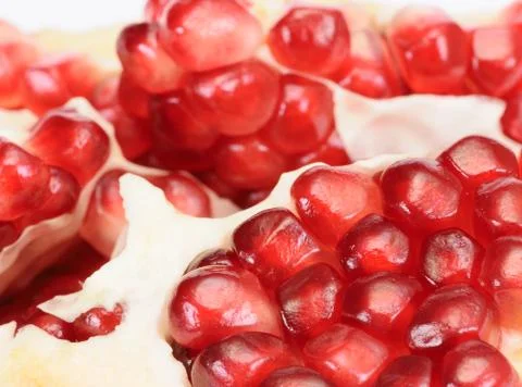 Pomegranate grains Stock Photos