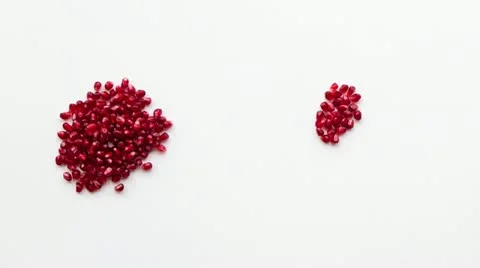 Pomegranate heart. Stock Footage 21231466