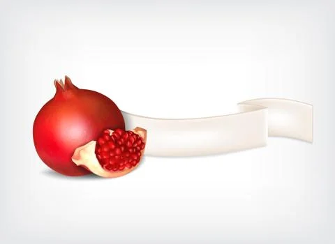 Pomegranate Stock Illustration