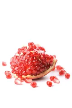 Pomegranate isolated Stock Photos