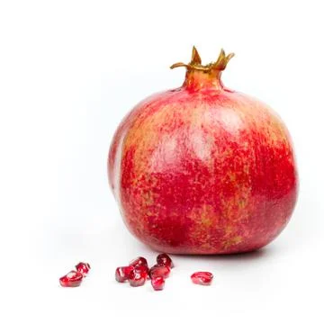 Pomegranate isolated Stock Photos