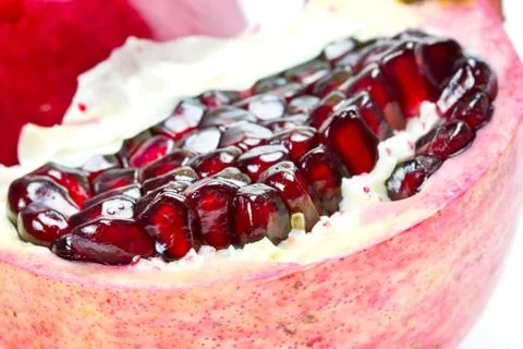 Pomegranate isolated Stock Photos