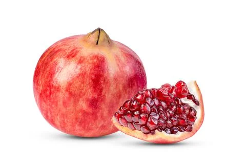 Pomegranate isolated Stock Photos