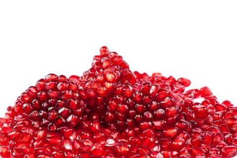 Pomegranate isolated on white background Stock Photos