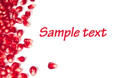 Pomegranate isolated on white background Stock Photos
