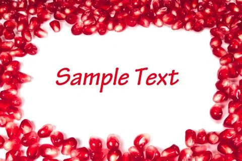 Pomegranate isolated on white background Stock Photos