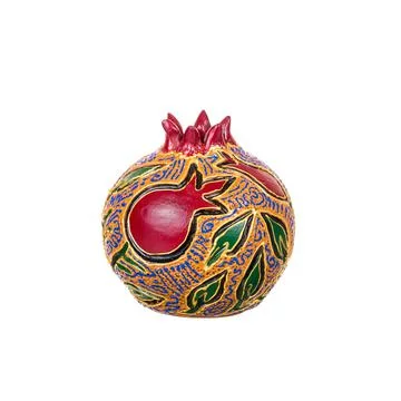 Pomegranate isolated on white background Stock Photos