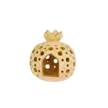 Pomegranate isolated on white background Stock Photos