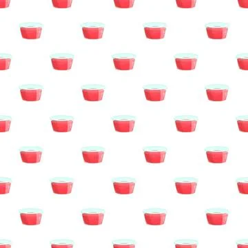 Pomegranate juice pattern creating repeating healthy drink background Stock Illustration