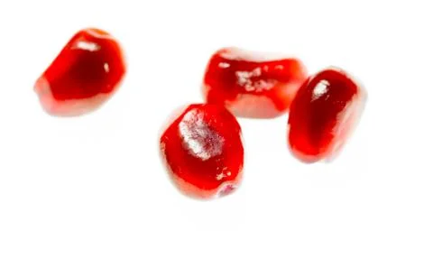 Pomegranate macro Stock Photos