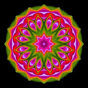 Pomegranate mandala Stock Illustration