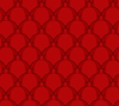Pomegranate pattern seamless. Pomegranates background. fruit texture. Cartoon Stock Illustration