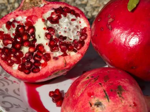 Pomegranate Stock Photos