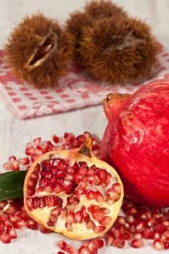 Pomegranate Stock Photos