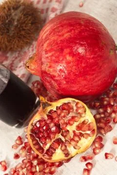 Pomegranate Stock Photos