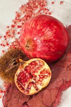 Pomegranate Stock Photos