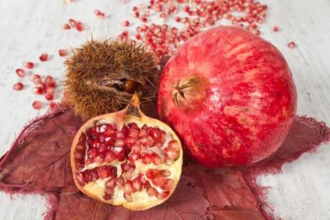 Pomegranate Stock Photos