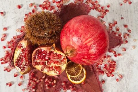 Pomegranate Stock Photos