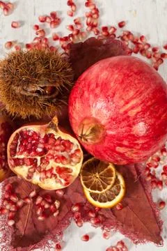 Pomegranate Stock Photos