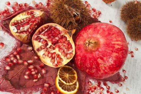 Pomegranate Stock Photos