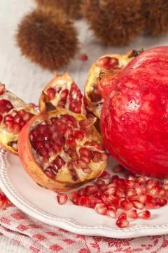 Pomegranate Stock Photos