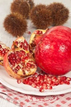 Pomegranate Stock Photos