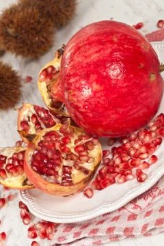 Pomegranate Stock Photos