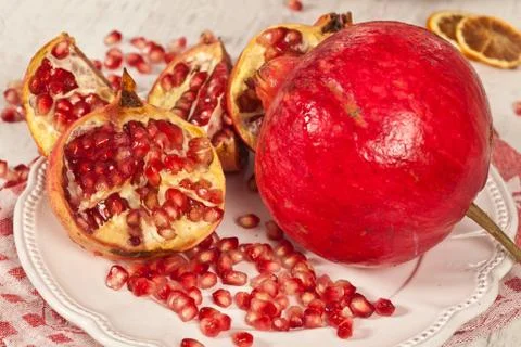 Pomegranate Stock Photos