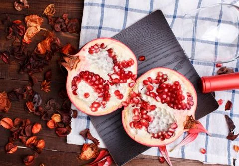 Pomegranate Stock Photos