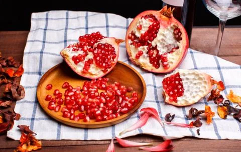 Pomegranate Stock Photos