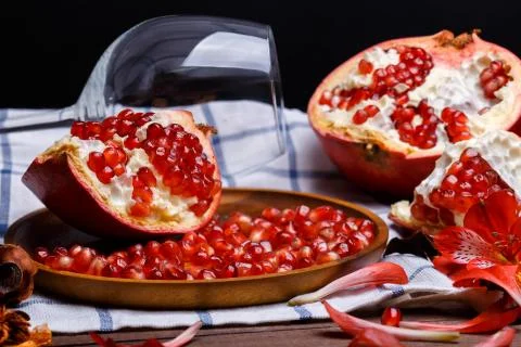 Pomegranate Stock Photos