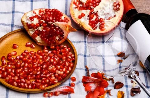 Pomegranate Stock Photos