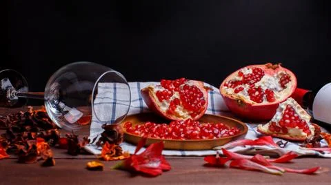 Pomegranate Stock Photos