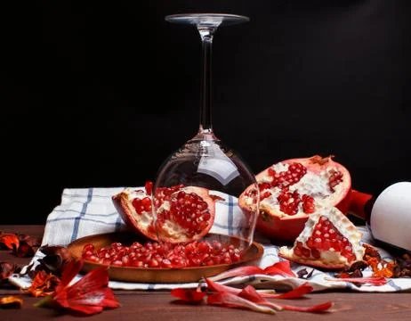 Pomegranate Stock Photos