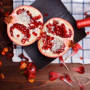 Pomegranate Stock Photos