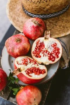Pomegranate Stock Photos