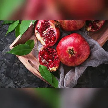 Pomegranate Stock Photos