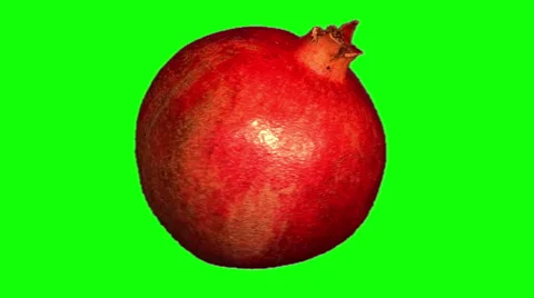 Pomegranate rotating Stock Footage 45734660
