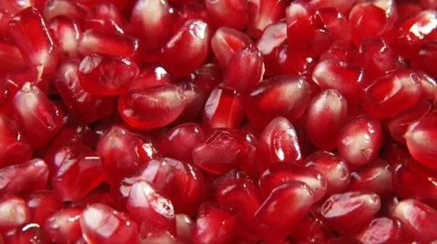 Pomegranate seeds Stock Footage 8571682