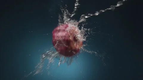 Pomegranate in slow motion Stock Footage 146083666