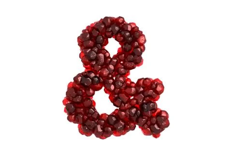 Pomegranate symbol on white background Stock Illustration