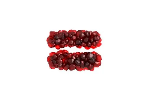 Pomegranate symbol = on white background Stock Illustration