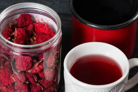 Pomegranate Tea Stock Photos