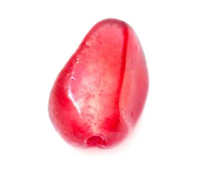 Pomegranate on a white background. macro Stock Photos