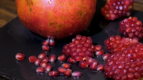 Pomegranates fruits Stock Footage 102462245
