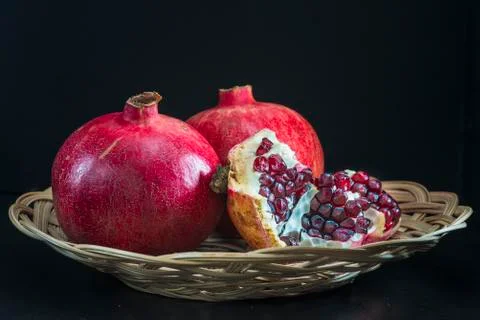 Pomegranates Foto stock