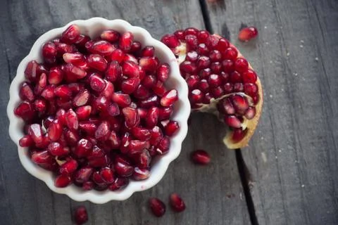 Pomegranates Stock Photos
